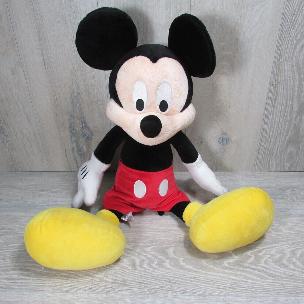 Mickey Mouse Walt Disney Parks Plush Stuffed Animal Large 17" Tall Disneyland